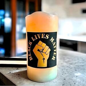*30off3* 
NWOT. Black Lives Matter Flameless Candle with Timer